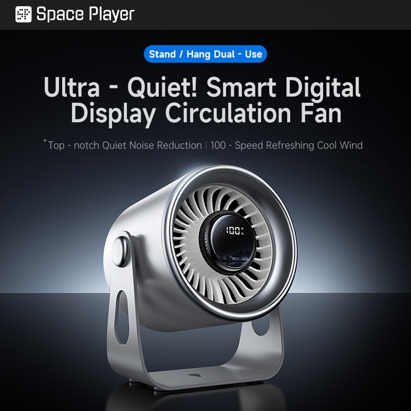 Space player Desktop Small Fan Refrigeration Small Silent Turbo Office ...