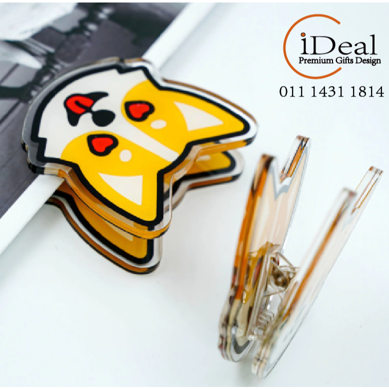 Custom Clear Acrylic Clip Custom Cartoon Cute Acrylic PP Clip Custom ...
