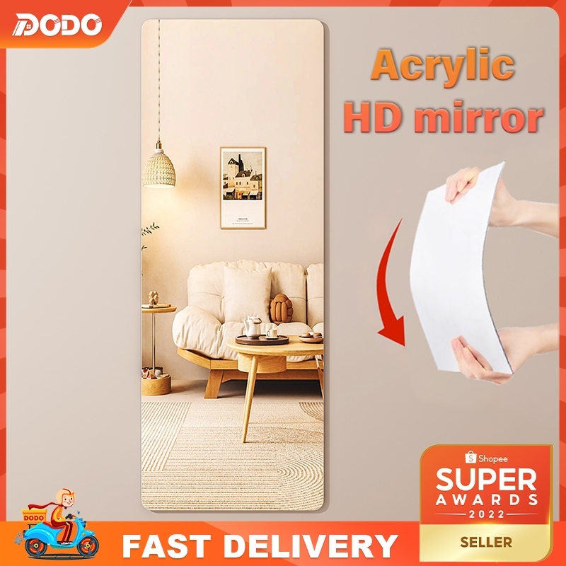 【SG】Mirror That Will Not Break Self-adhesive Soft Mirror Stickers ...