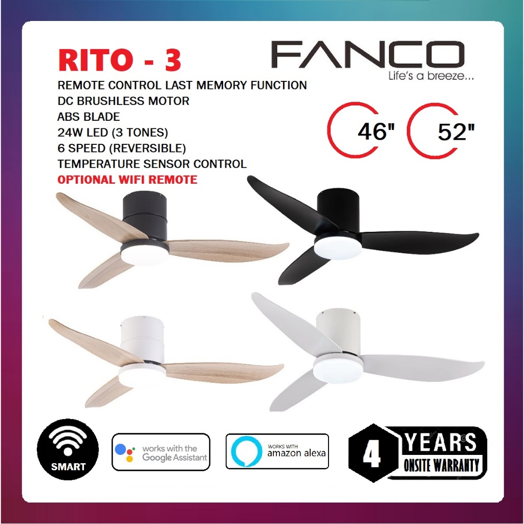 FANCO RITO 3 - 3 Blades 46