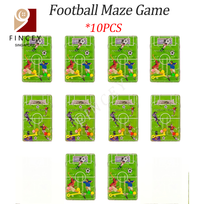【SG】10PCS Soccer Pinball Machine Maze Puzzles 2 In1 Soccer Party Favors ...