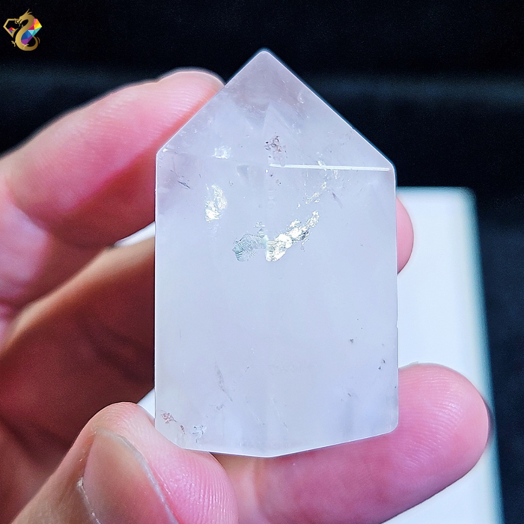 Collector's Grade White Rabbit Hair Rutile with Silver Pyrite Mica ...