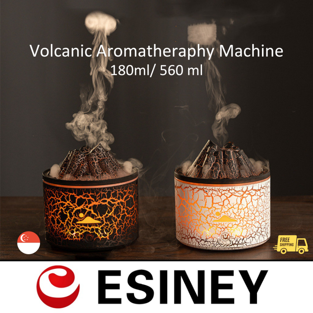 NEW LAUNCH! Volcanic Aromatheraphy Diffuser Humidifier 6 Led Light ...