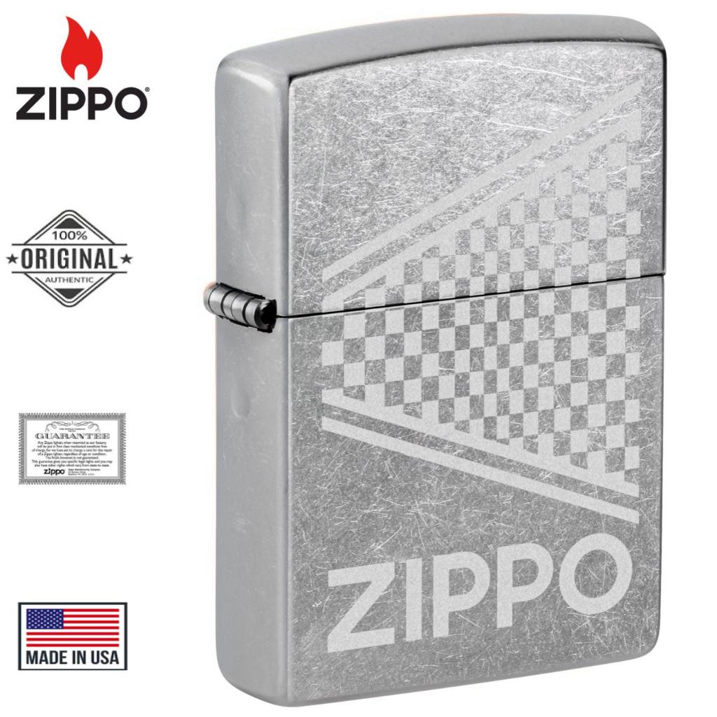 ZIPPO 2022N Zippo Price Fighter Steet Chrome Design, ZIP-48492