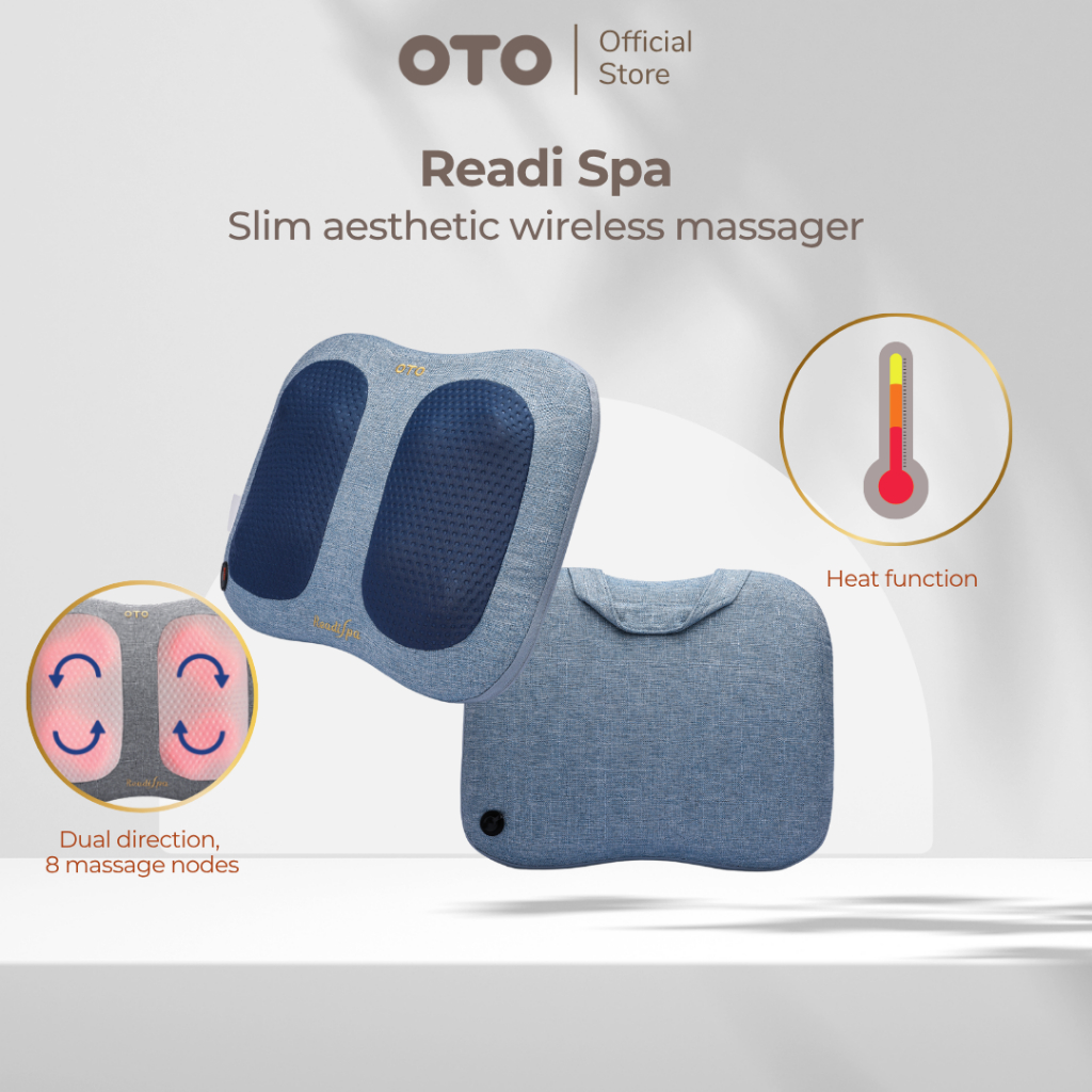 OTO Official Store OTO ReadiSpa RS-1000 (Blue) Massager Back Care Foot ...