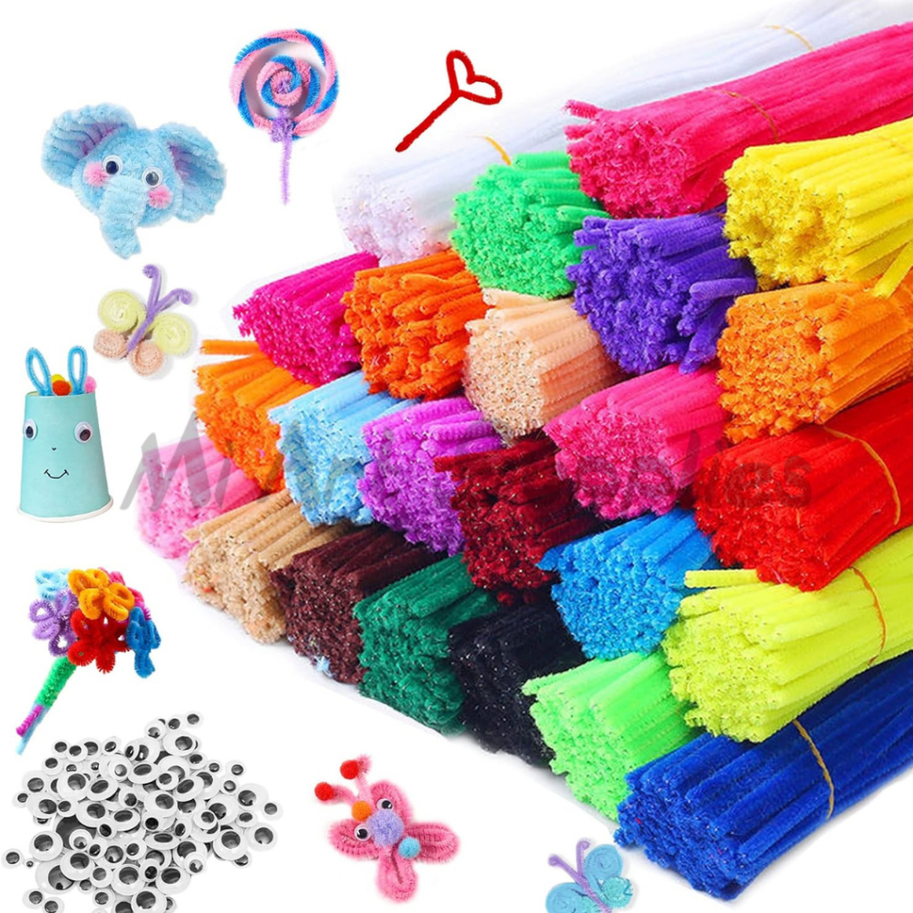 Scovolini Ciniglia TOAOB | 400 Pezzi Verdi | 6mm X 30 Cm | Per Lavoretti E Pulizia - Foto 6