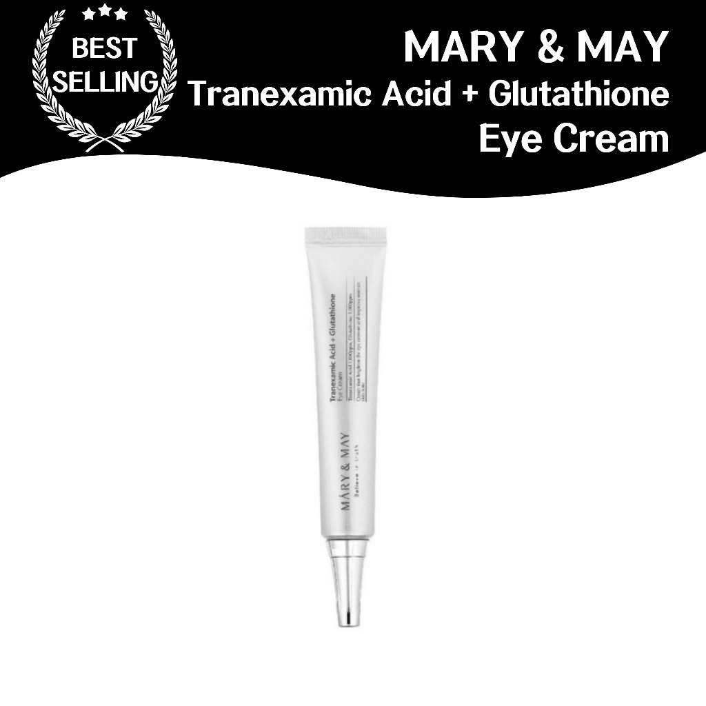 Mary & May Tranexamic Acid + Glutathione Eye Cream Improving wrinkles ...