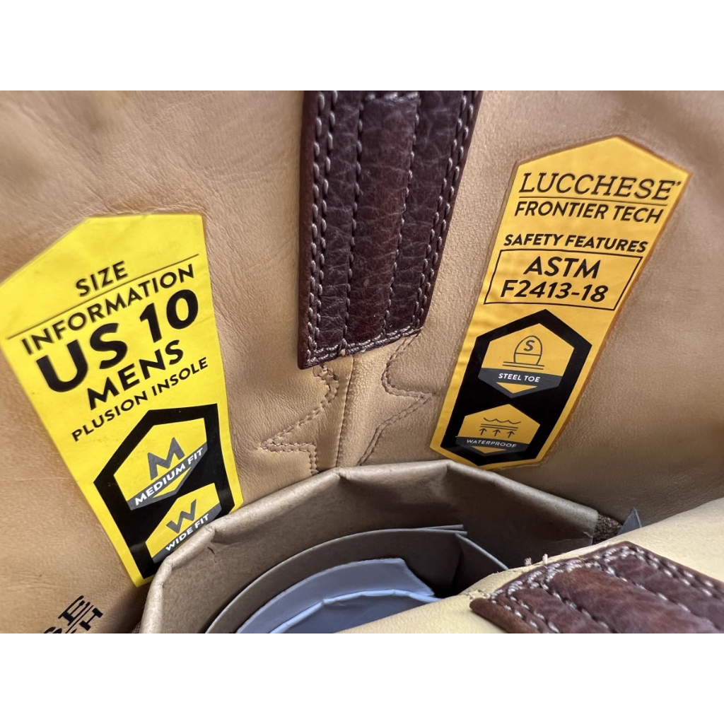 Lucchese steel toe best sale