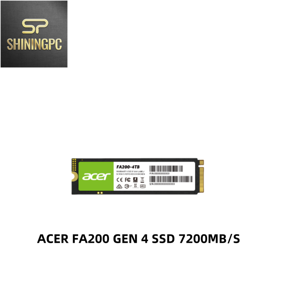 ACER FA200 1TB | 2TB |4TB PCIe Gen4x4, NVMe 2.0 GEN4 SSD PS5 compatible ...