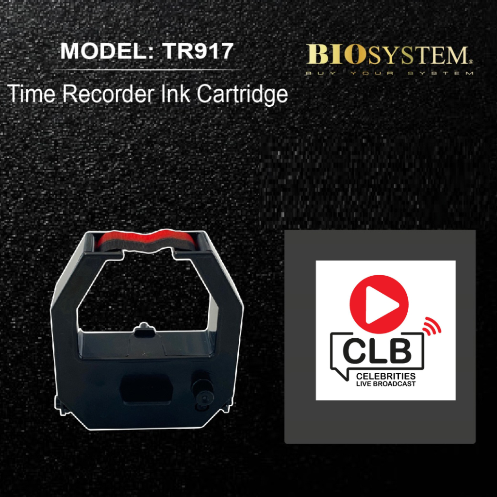 Biosystem Time Recorder Ink Cartridge – TR917 / AMANO Ink Cartridge ...