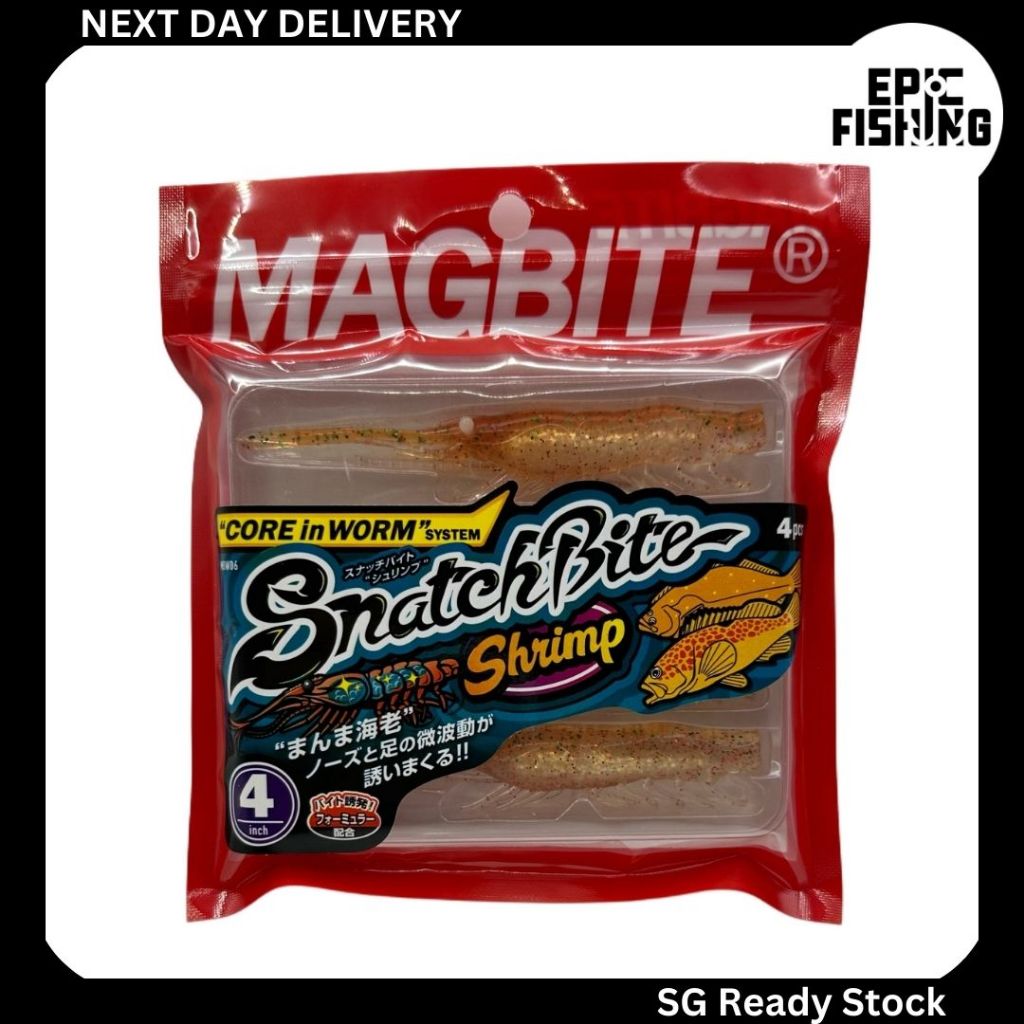 Harimitsu Magbite Snatchbite Shrimp - 4 Inch | Shopee Singapore
