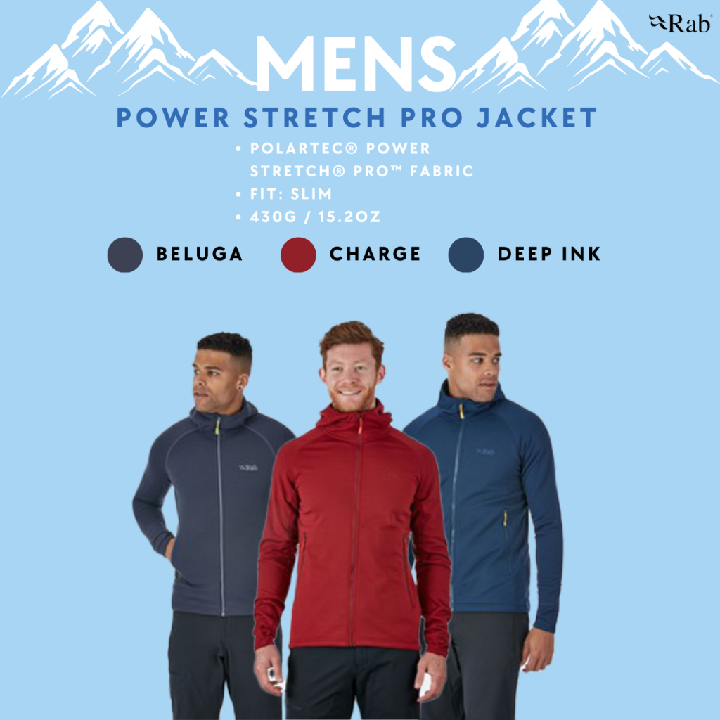 RAB Men s Power Stretch Pro Jacket Shopee Singapore