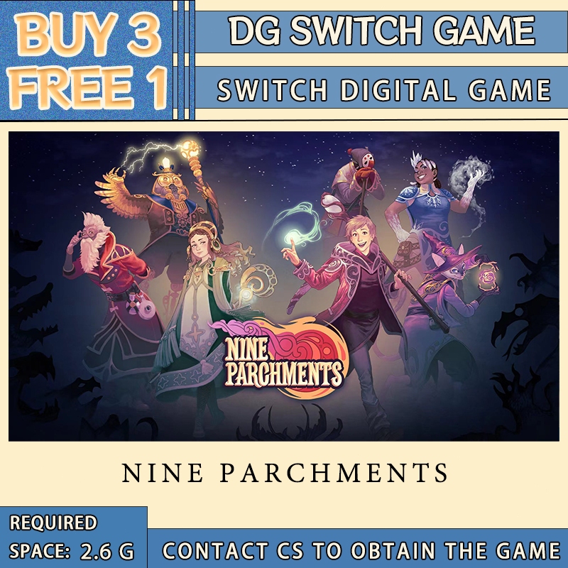 Nine Parchments Nintendo Switch Digital Game （BUY 3 FREE 1) | Shopee ...