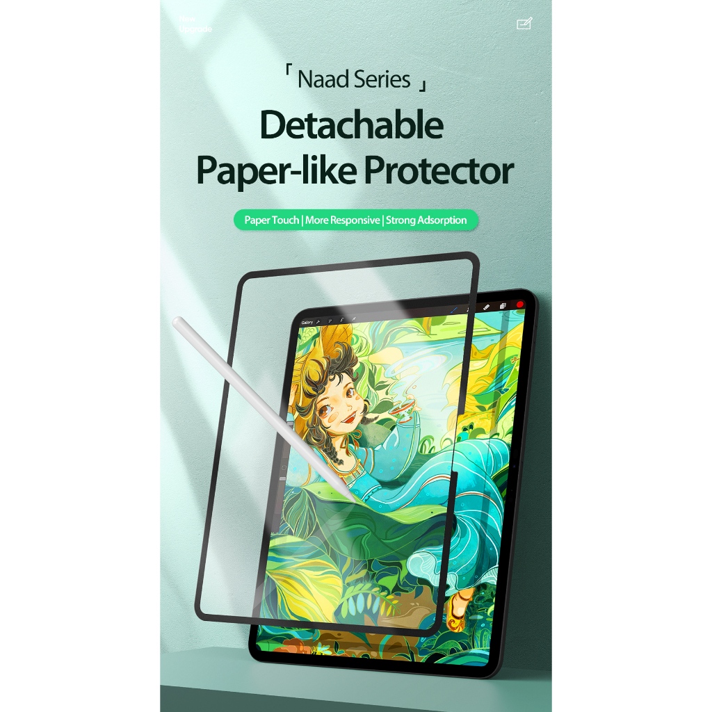 Naad Series Detachable Paper Like Writing/Drawing Protector for Apple ...