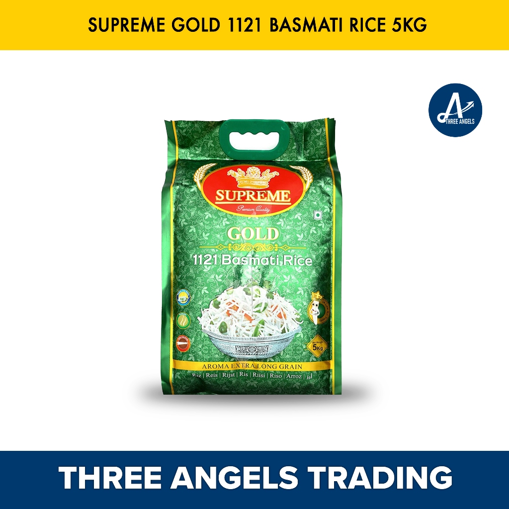 Supreme Gold 1121 Basmati Rice 5kg | Shopee Singapore