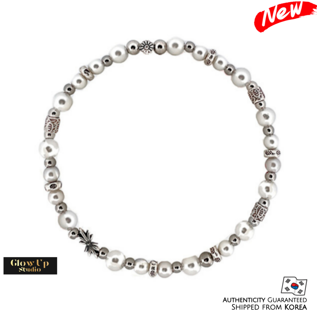 ブレスレット SCUDO  White Ice Pearl Beads Bracelet ブレスレット SCUDO White Ice Pearl Beads Bracelet Shop Pearl