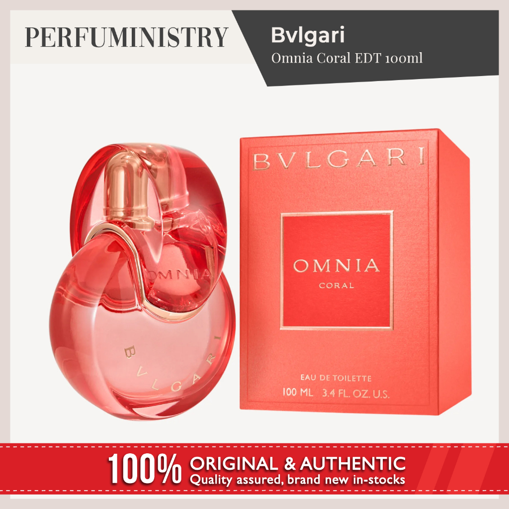 perfuministry BVLGARI OMNIA CORAL EDT FOR WOMEN TESTER PERFUME FRAGRANCE Shopee Singapore