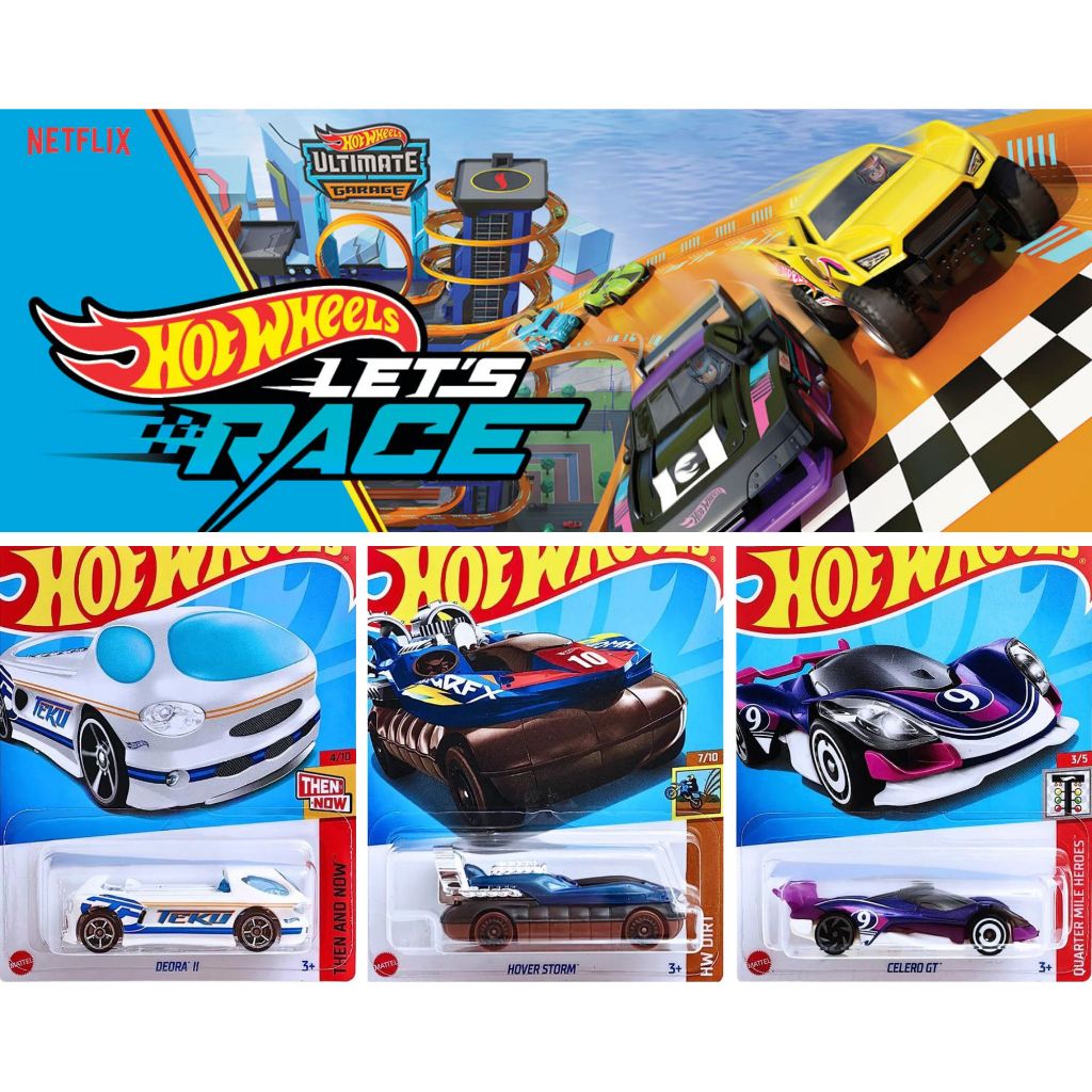 [SG Seller] Mattel Netflix Hot Wheels Let's Race Basic Diecast Toy Car ...