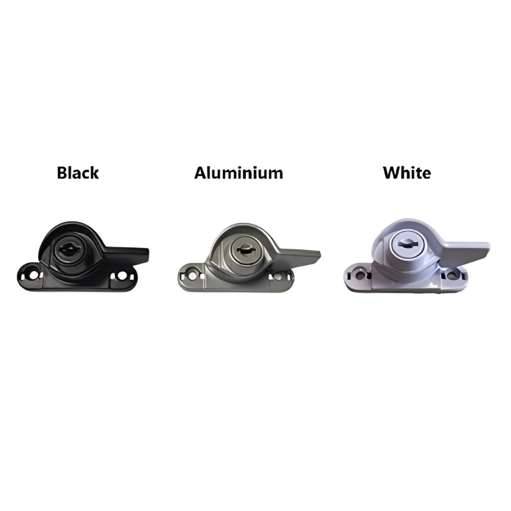 HDB Condo Casement Sliding Window Lock with Key | Hole to Hole 4.8 cm ...
