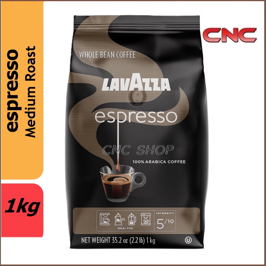 Café En Grains Lavazza Absolute - 1 Kg De 100% Arabica, Intensité 7 - Pour Un Espresso Parfait