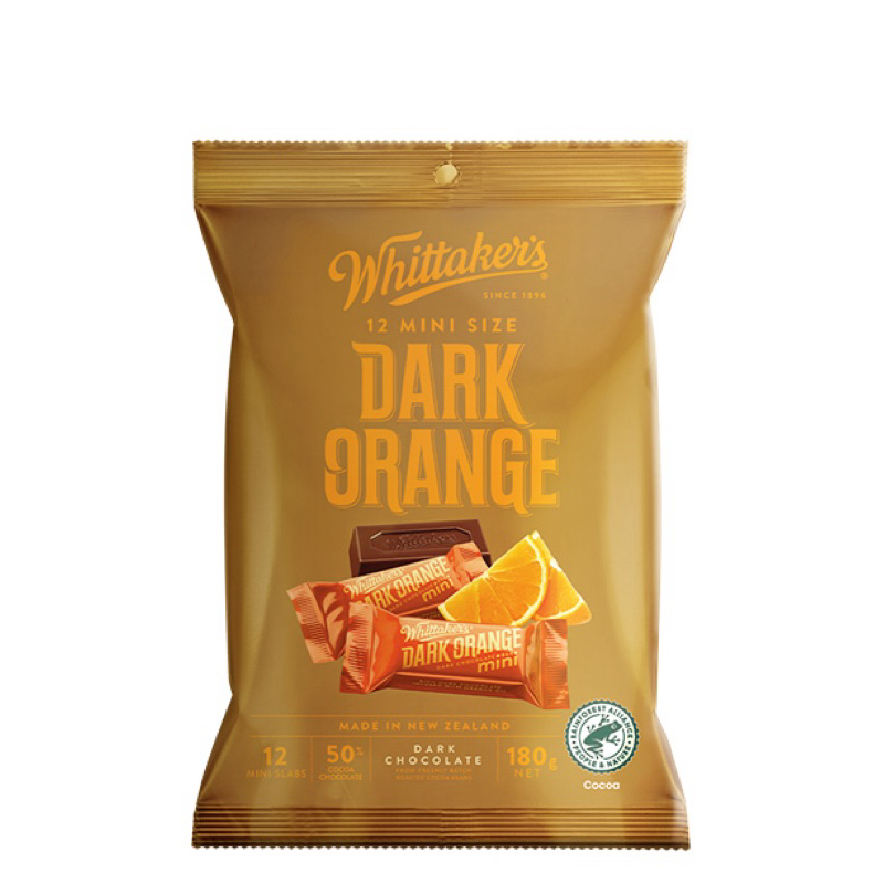 WHITTAKER'S 12 Mini Size/Slabs, 33% Cocoa, 5 Roll Refined Assorted