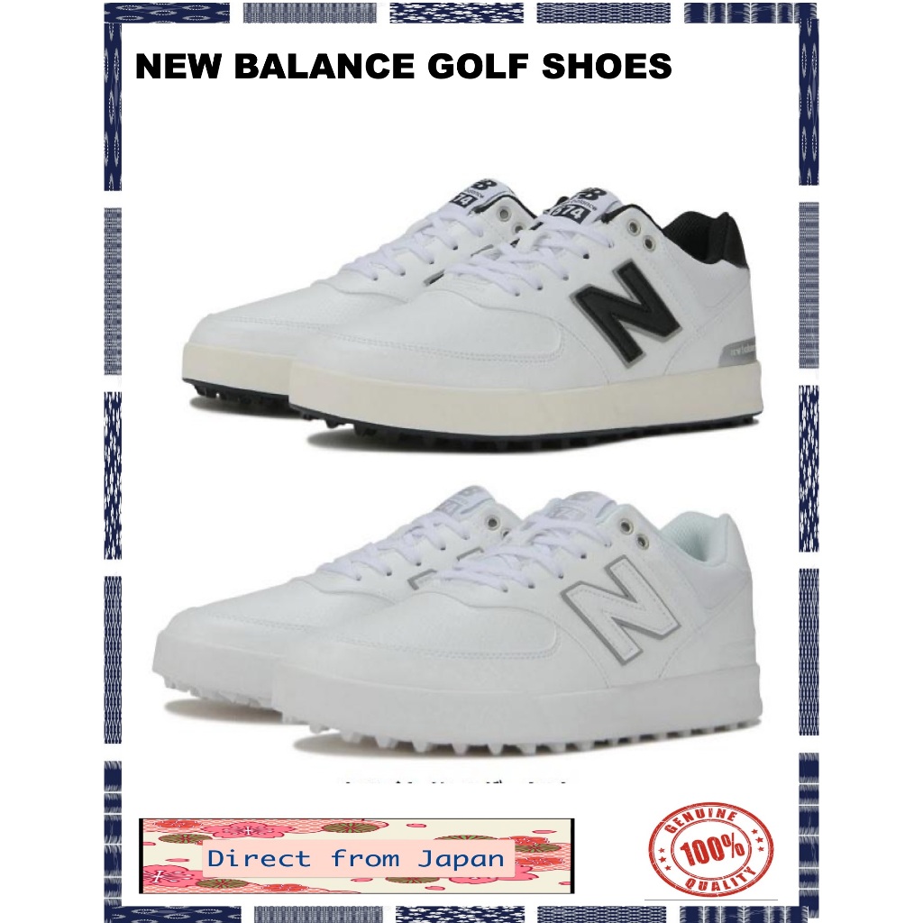 New balance golf shoes 100 genuine 574 SL Court man woman Fashionable Golf Shoes Direct from japan Shopee Singapore