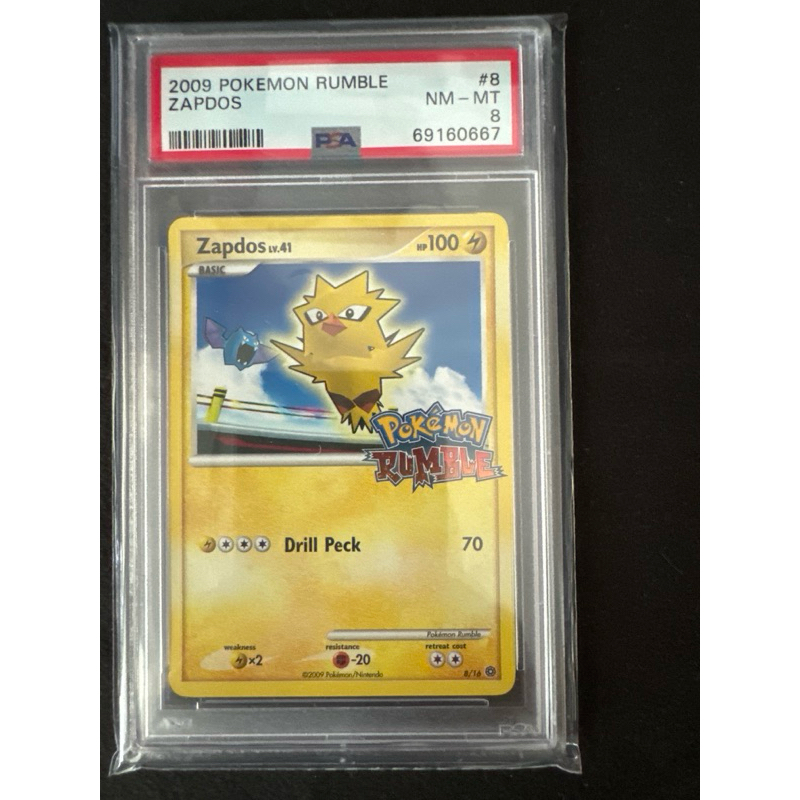 PSA 8 discount Pokemon Rumble Zapdos