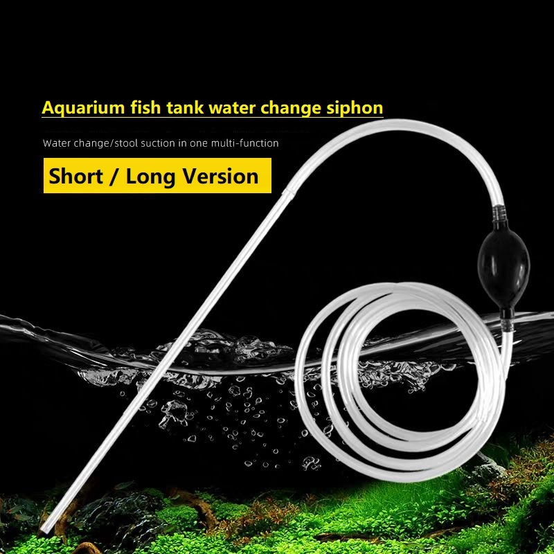 (SG Ready Stock) Aquarium Fish Tank Siphon Water Change Tool Siphon ...