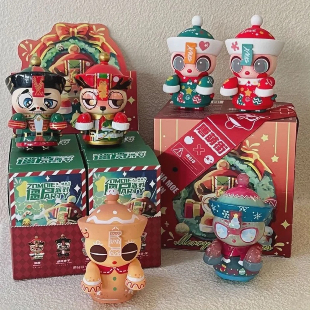[Free Red Ribbon & Limited Edition Bag] (Set of 4) Zombie Party ...