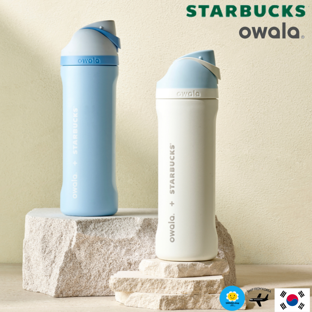 Starbucks + Owala] Sailing Club FreeSip Cold Cup 710ml Blue