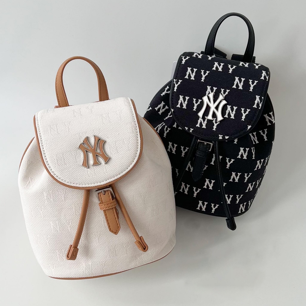 MLB Classic Monogram Jacquard Mini Backpack (2024 New) | Shopee Singapore