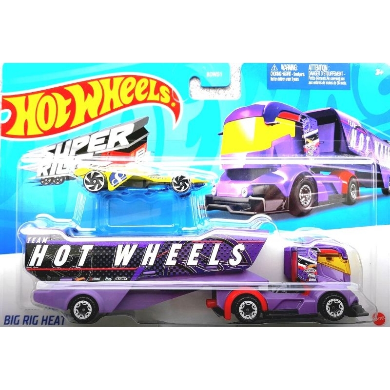 Hot Wheels Super Rigs 2024 | Big Rig Heat Truck Diecast Vehicle Toys ...