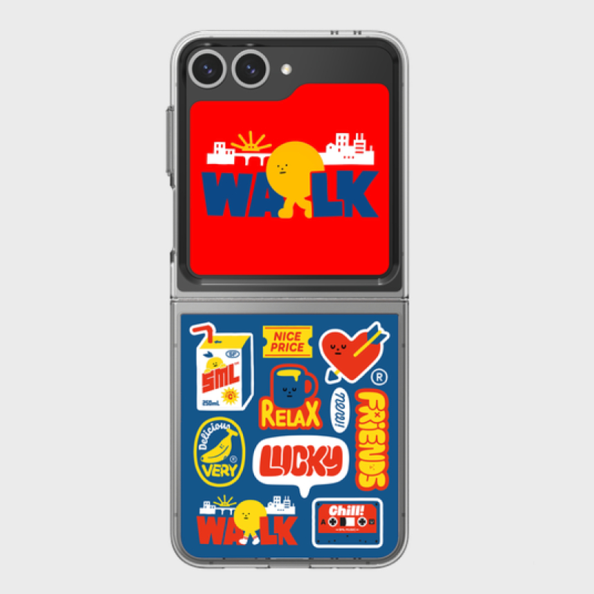 Samsung Flipsuit card for galaxy z flip 5 6 / zflip6 powerpuff