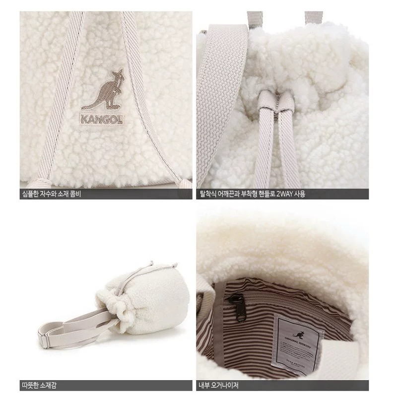 Kangol poodle bucket bag clearance