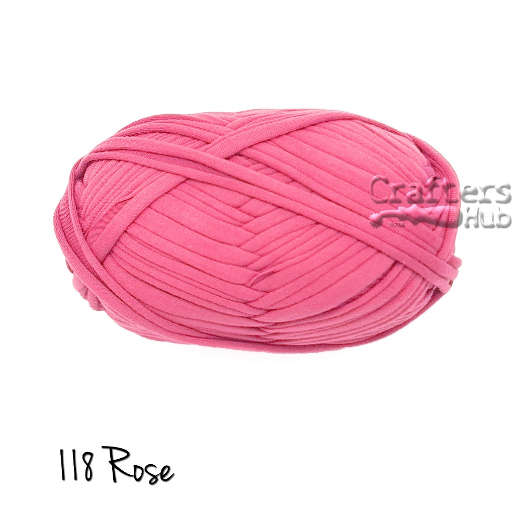 25mm wide non-pilling T-shirt yarn / Fabric yarn (SOLID COLOUR 