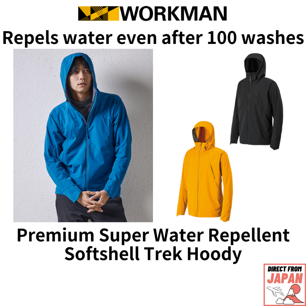 WORKMAN Premium Super Water Repellent Softshell Trek Hoody direct from Japan Shopee Singapore