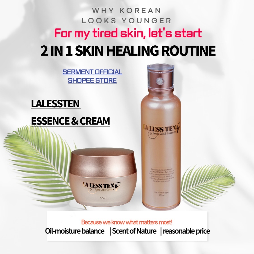 【新品】LA LESS TEN 2in1 Essence & Cream LA LESS TEN Forte 2in1 Essence & Cream