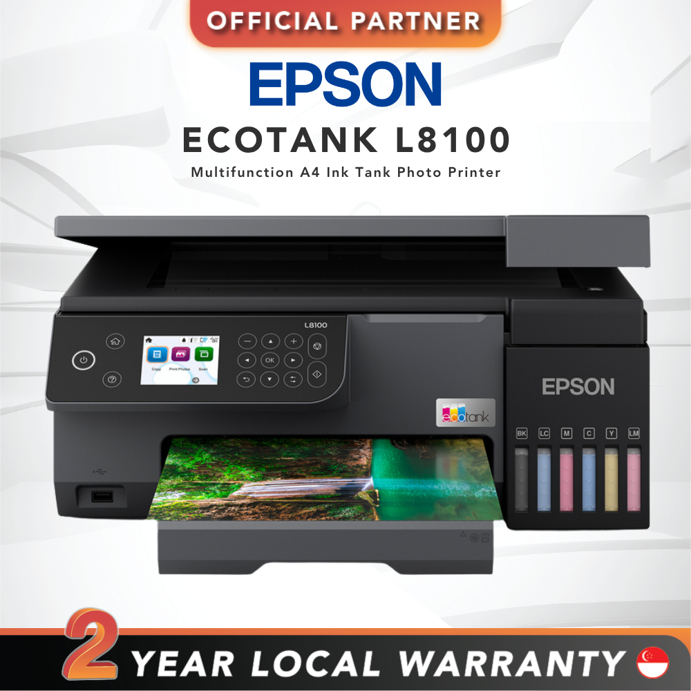 Epson EcoTank L8100 | Multifunction A4 Ink Tank Photo Printer | Shopee ...