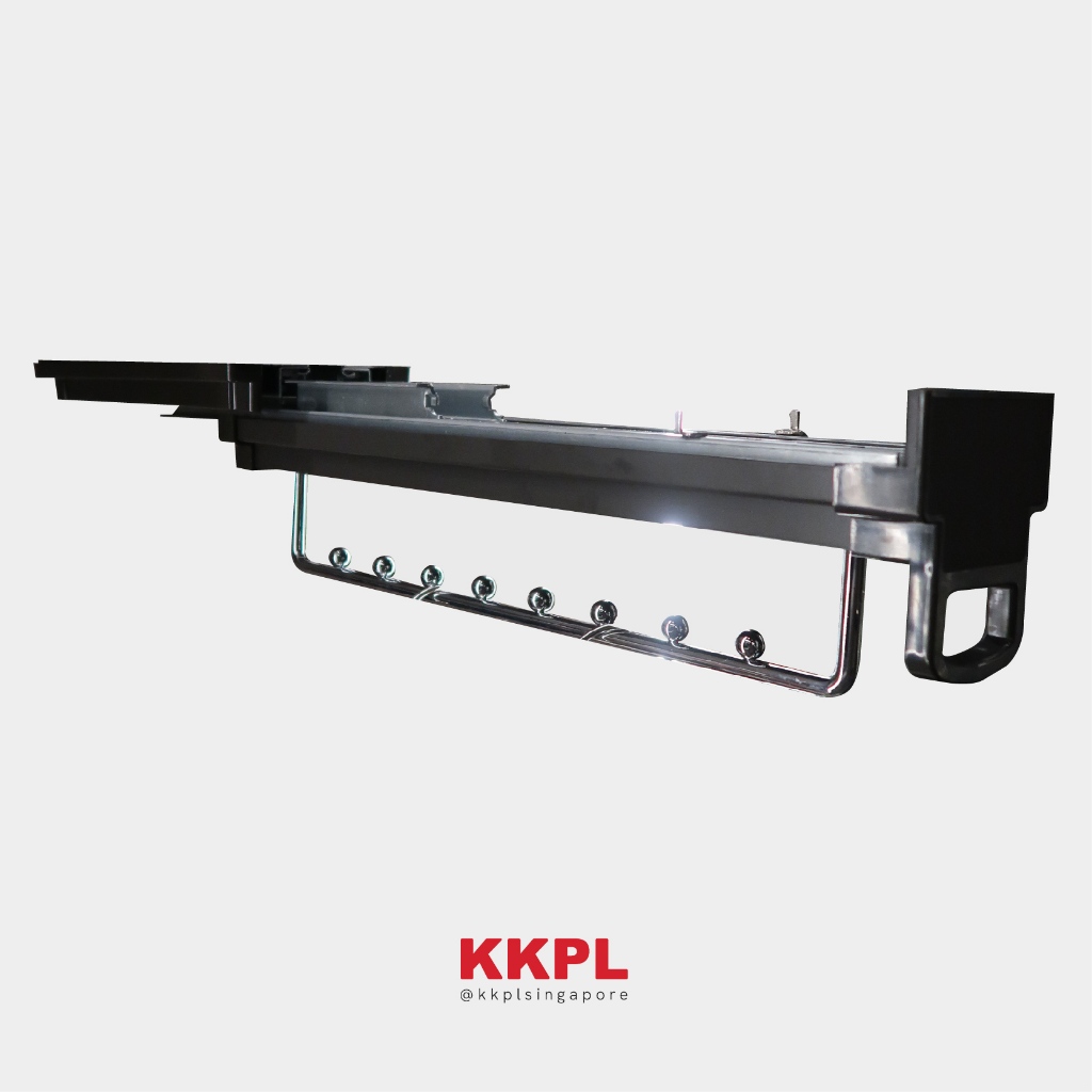 PULL-OUT HANGING CLOTHES RACK TOP MOUNTED LATERAL PULL RACK | Shopee ...