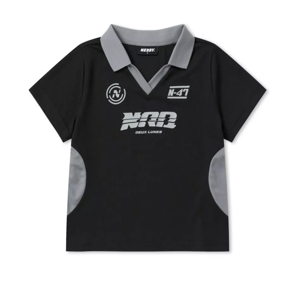 Nerdy Sporty Jersey Crop Women's T Shirt (2024New) | Shopee
