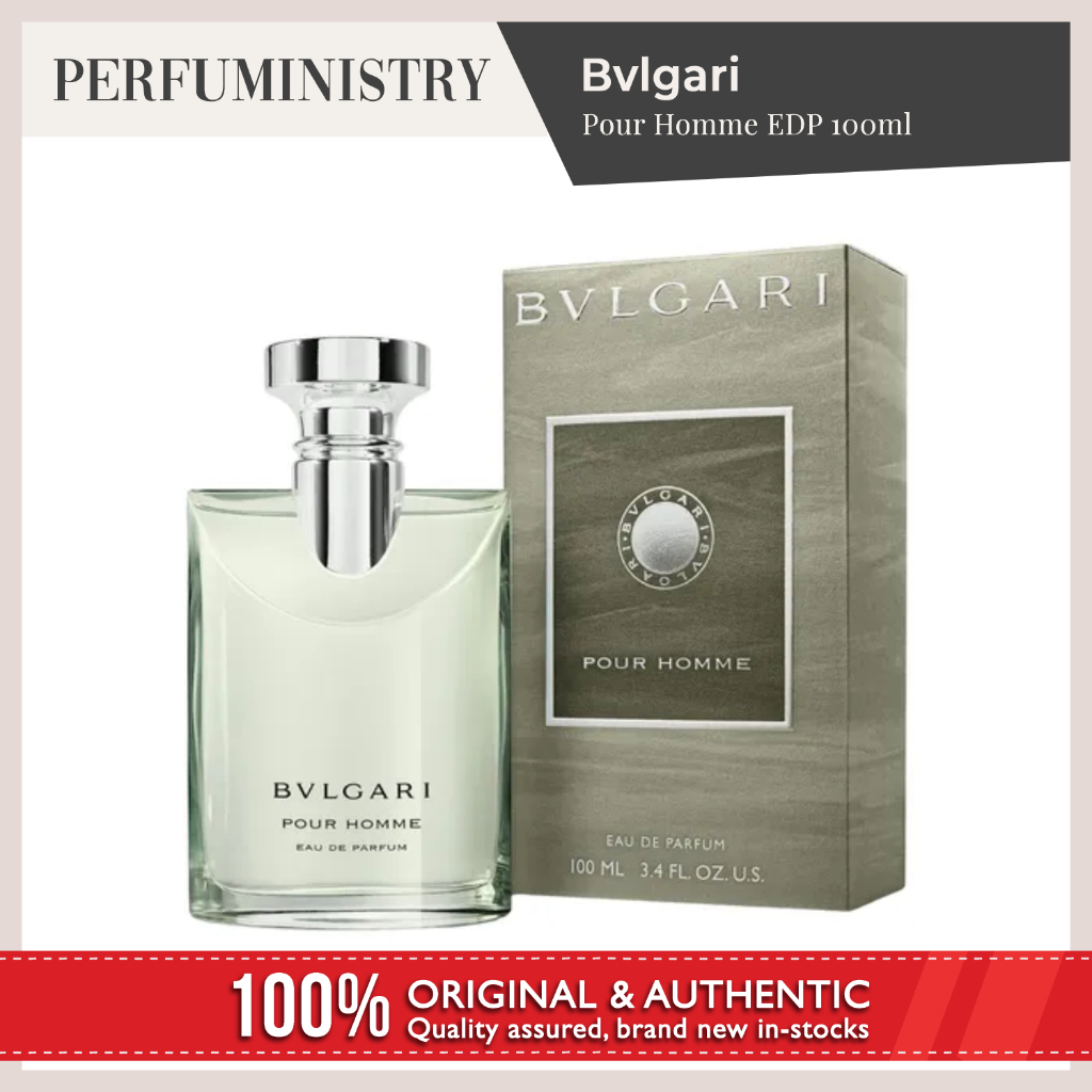 🇸🇬 [perfuministry] BVLGARI POUR HOMME EDP 100ML FOR MEN (TESTER