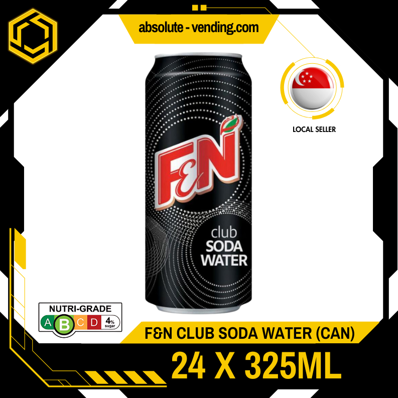 F&N Soda Water 325ML X 24 (CAN) | Shopee Singapore