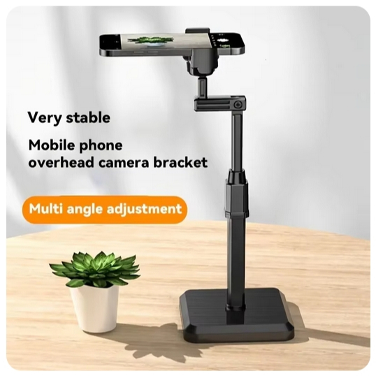 Mobile Phone Holder Stand Square Base With Height And Angle Adjustable ...