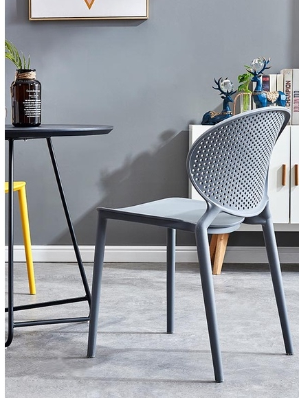 PP Chair/Plastic chair/ Stackable chair/ Café chair/ Minimalist chair ...