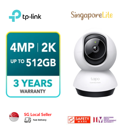 TP-LINK TC72 New Pan/Tilt AI Home Security Wi-Fi Camera | Shopee Singapore