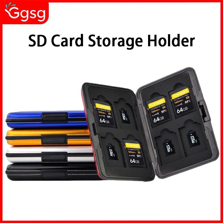 【SG】16 Slots SD Card Storage Holder SDHC SDXC Storage Box SD Card Case ...