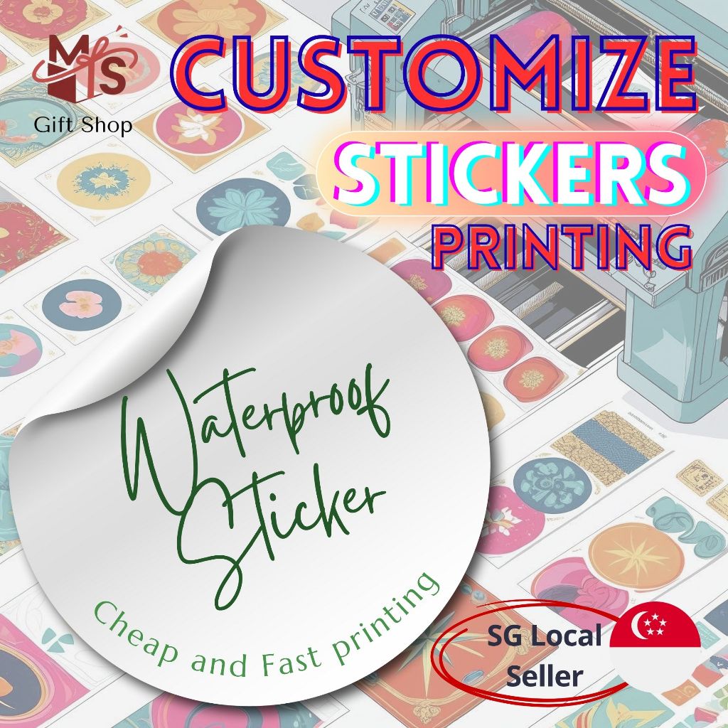 Customize Sticker Printing | Waterproof Sticker | Cheap and Fast ...