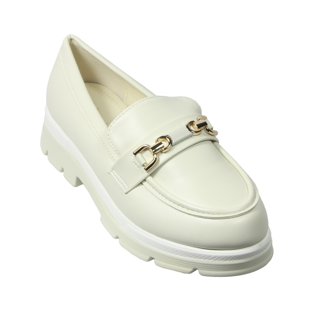 Alady - Miley AL25-5577 Women Loafers In White And Black , Sizes 36-40 ...