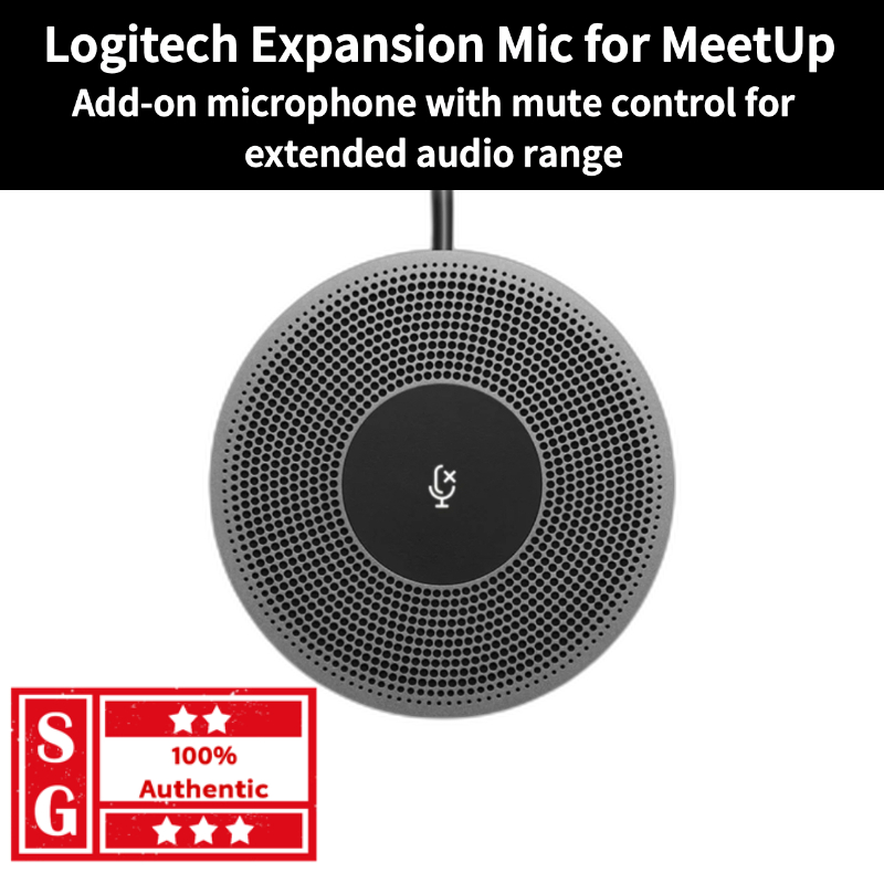 Logitech Expansion Mic For Meetup 989-000405 Logitech Conference ...