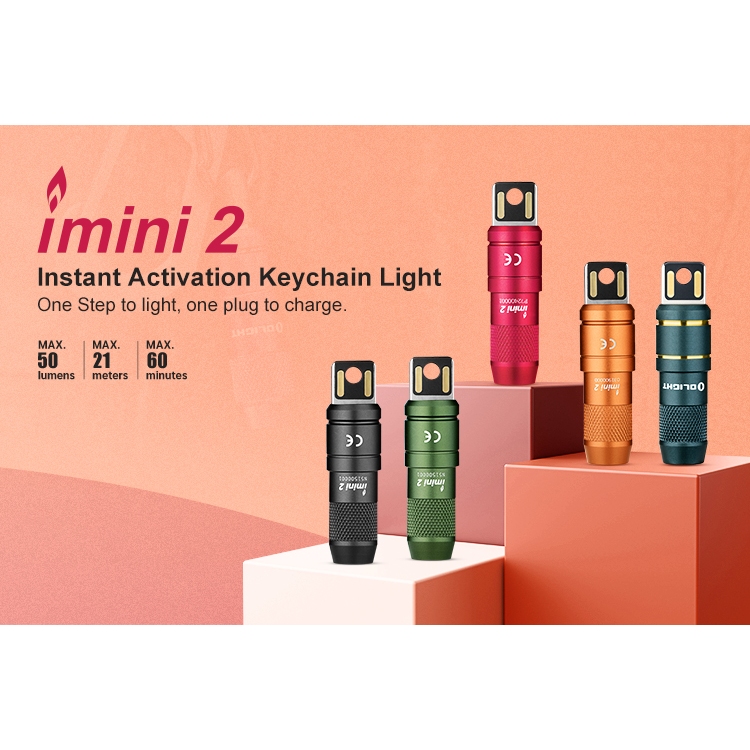 Olight imini 2 Rechargeable Keychain Flashlight | Shopee Singapore